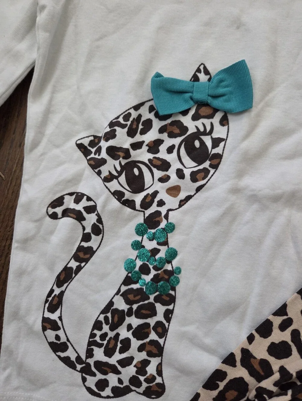 Gymboree Outlet Girls 5 Leopard Cat Outfit
